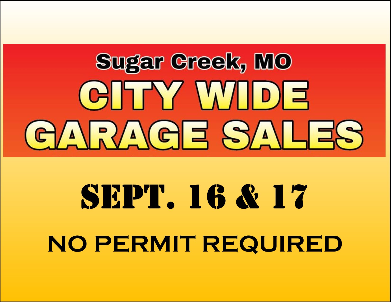 09162022 City Wide Garage Sales